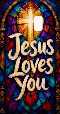 Jesus Loves You · Stained Glass