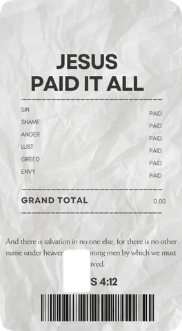 Jesus Paid It All