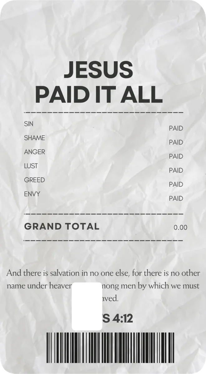Jesus Paid It All